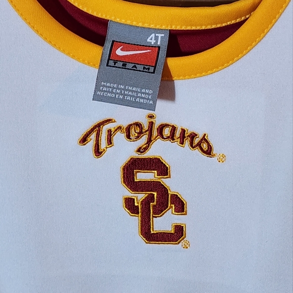 USC TROJANS NIKE HIGH QUALITY STITCHED TODDLER CHEERLEADER DRESS SET - Picture 5 of 10